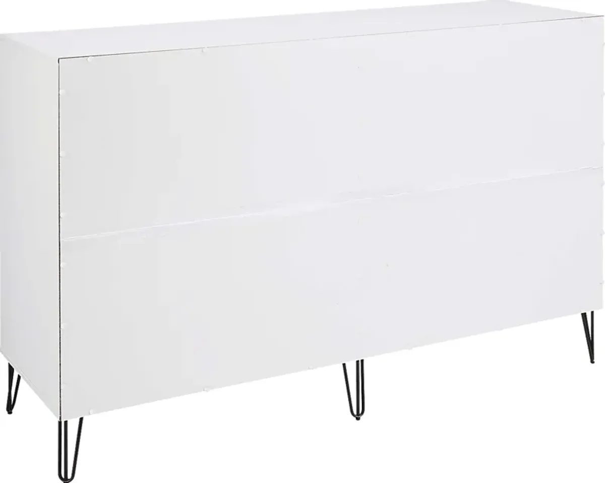 Trimper II Gray and White Dresser