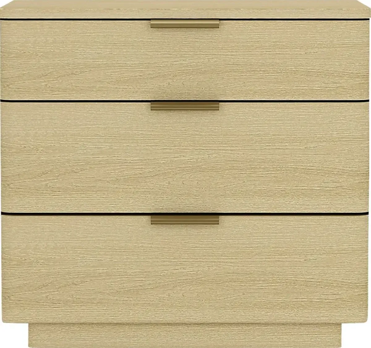 Stormways Brown and Gold Nightstand