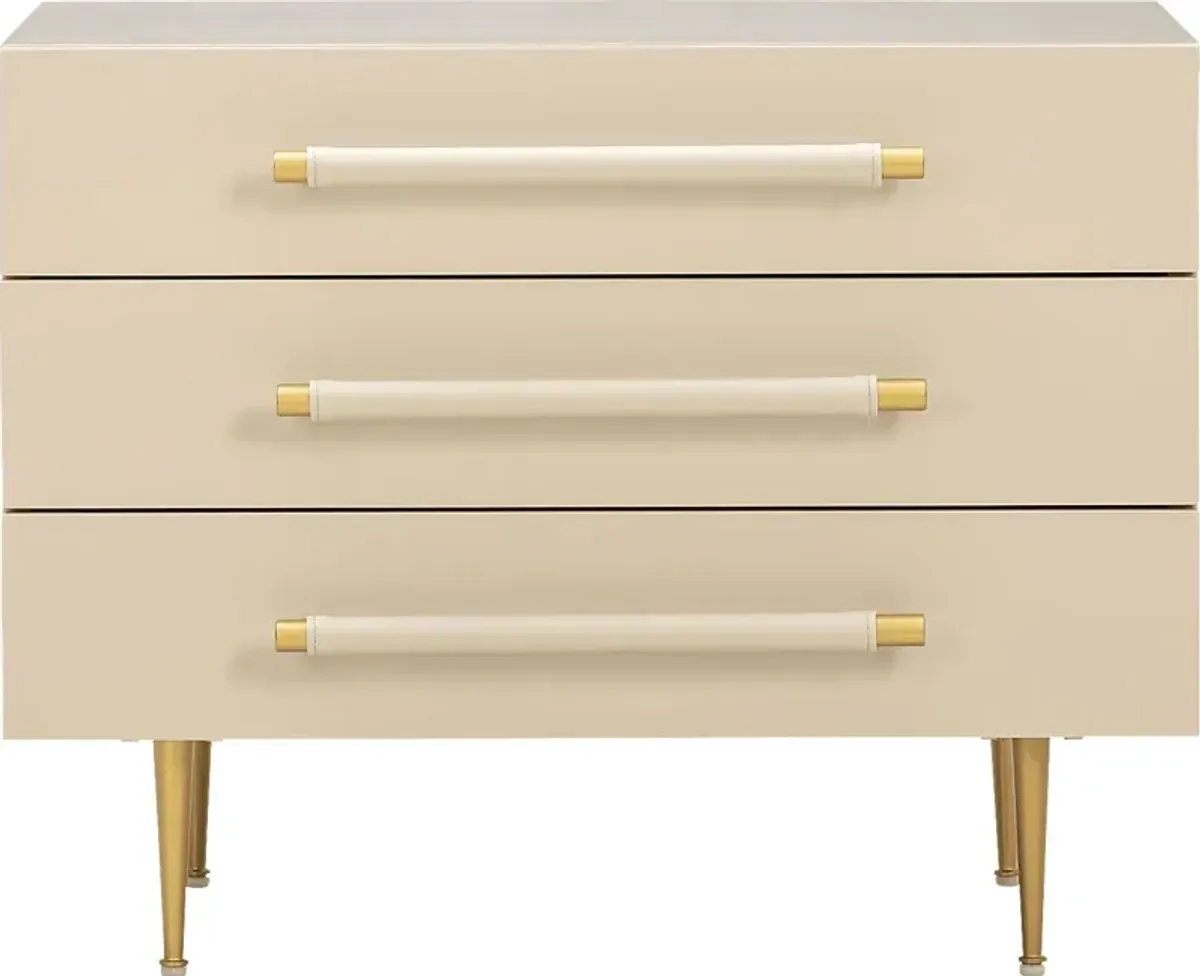 Troperan Taupe Nightstand