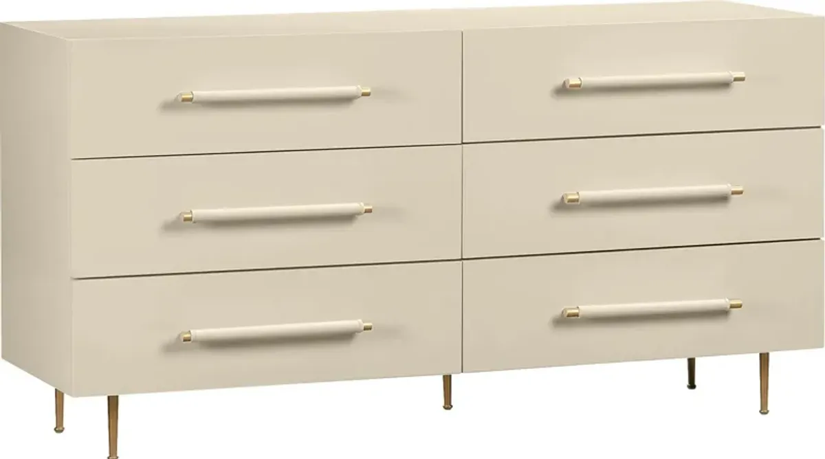 Troperan Taupe Dresser