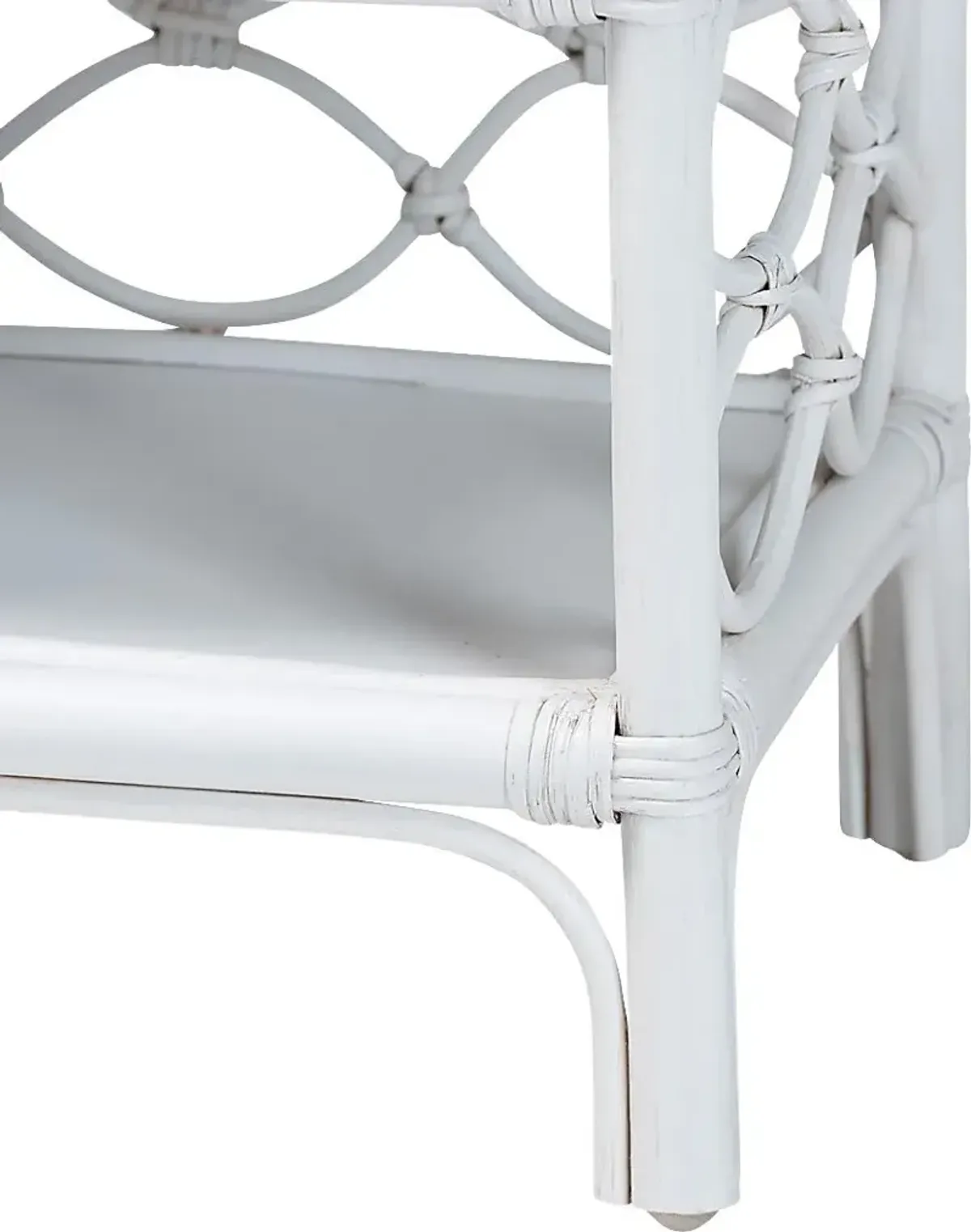 Mazefly White Nightstand