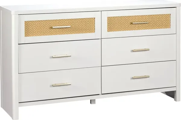 Tigerbank White Dresser