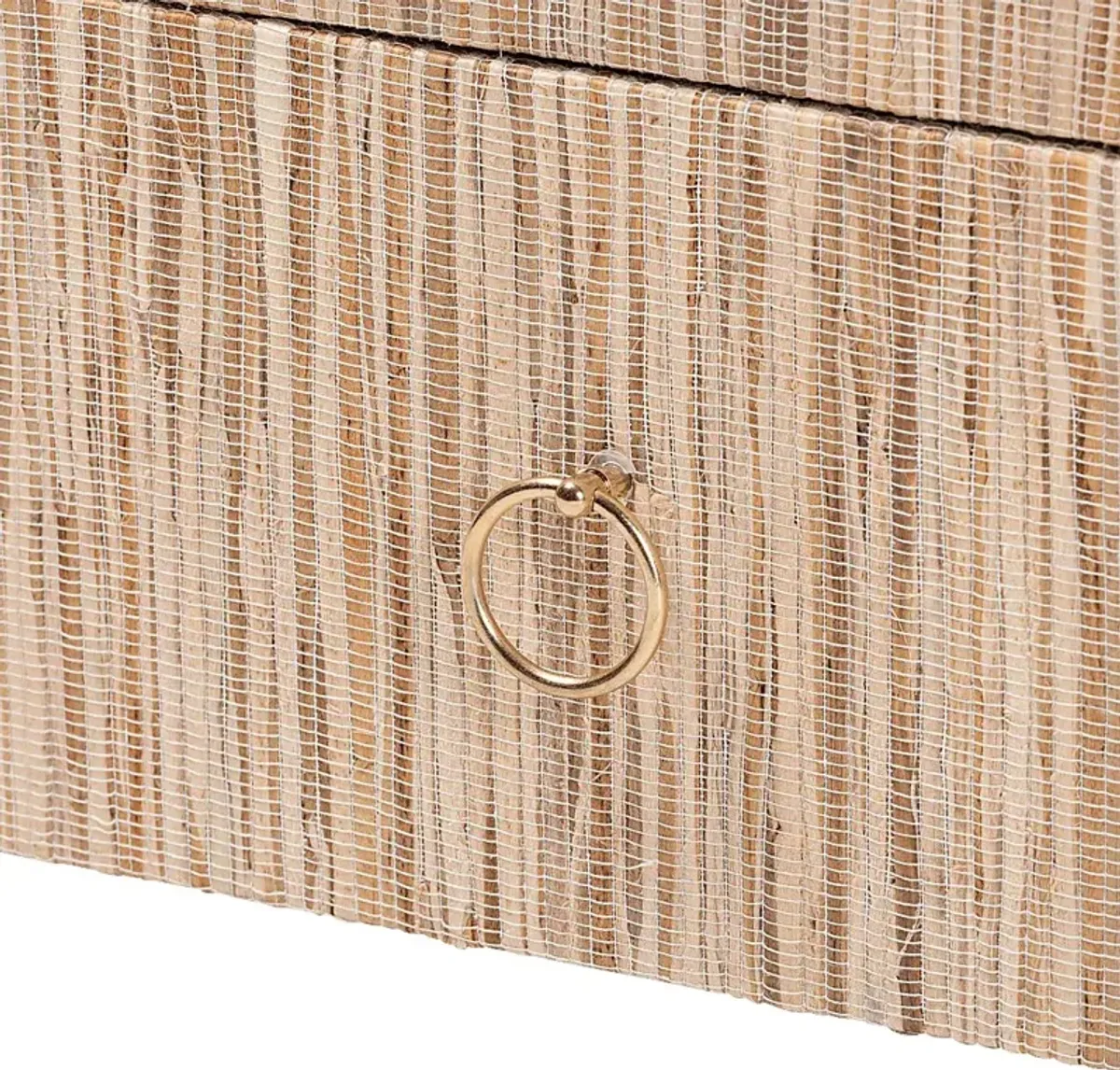 Mazehive Light Brown Nightstand