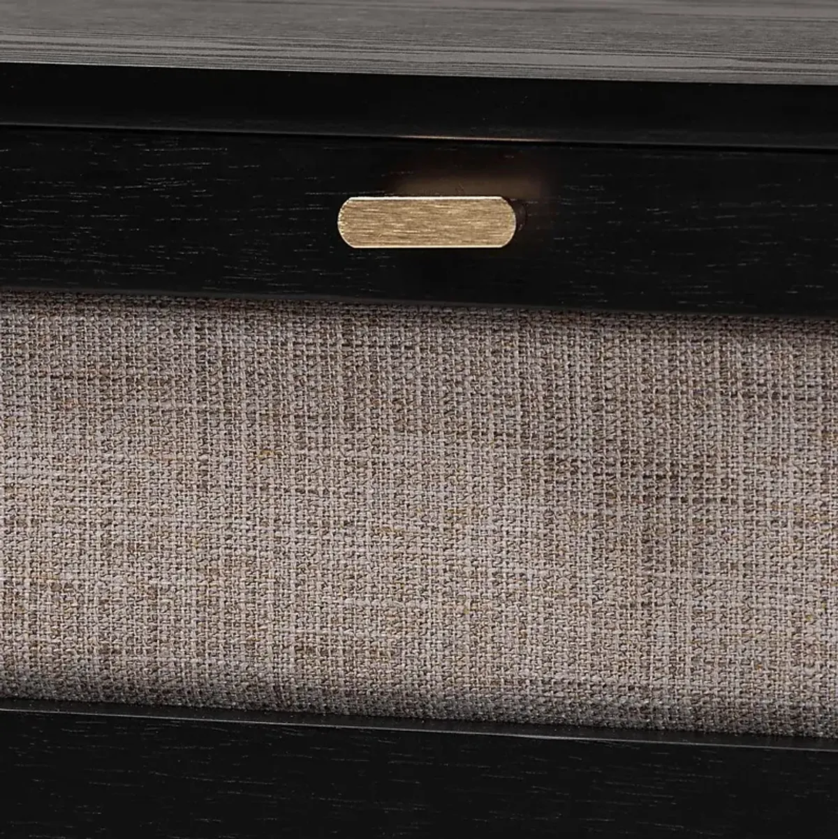 Ravenfly Black Nightstand