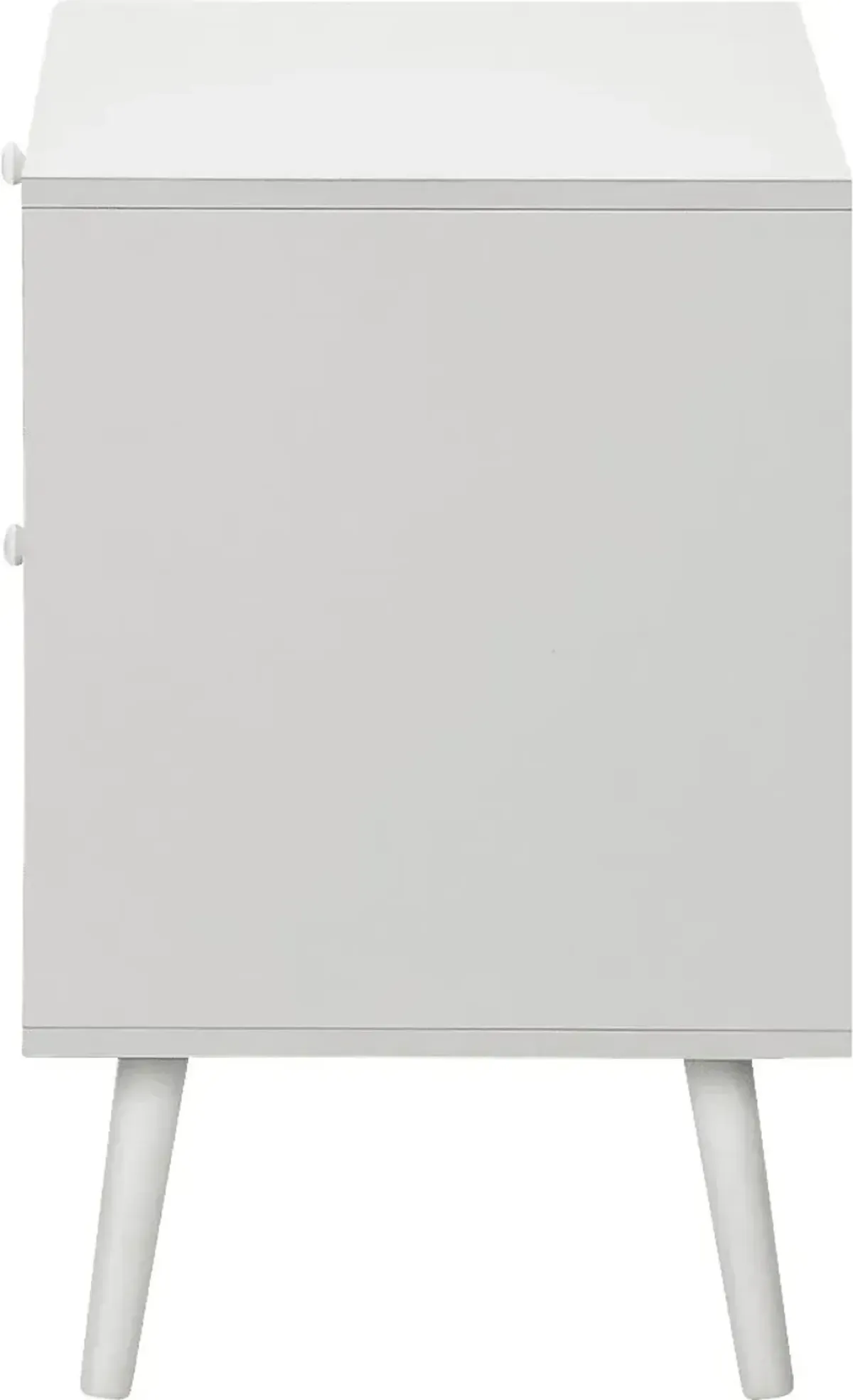 Nighttales White Nightstand