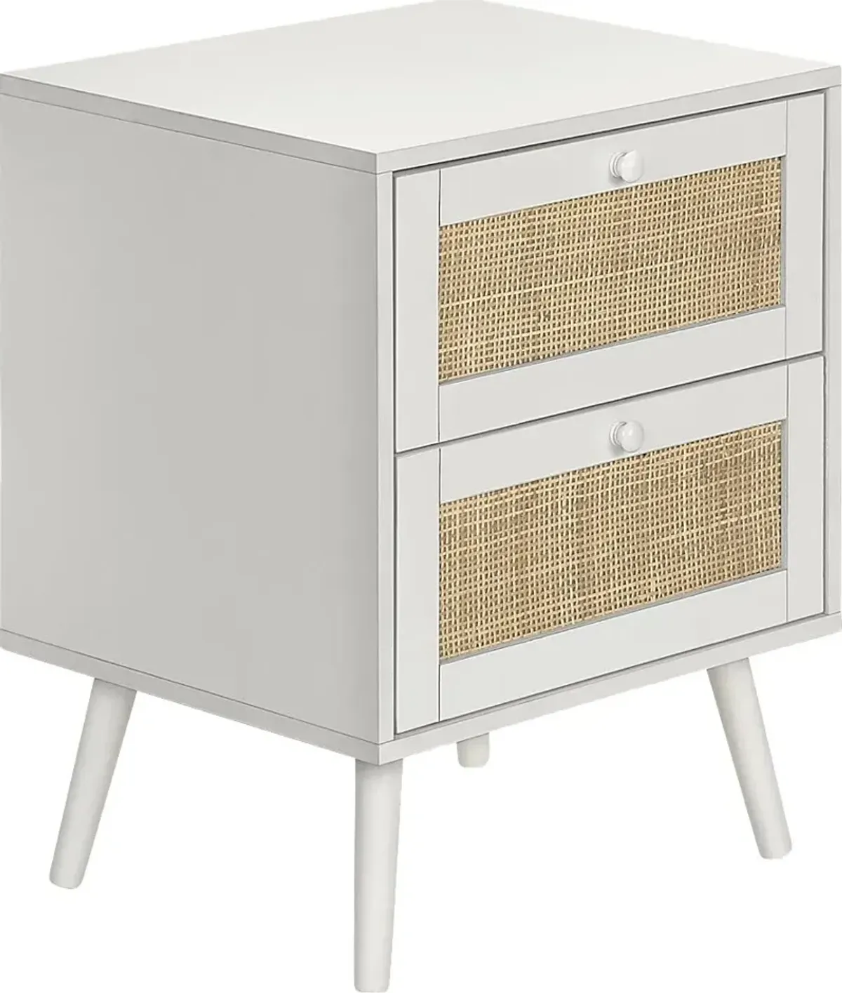 Nighttales White Nightstand