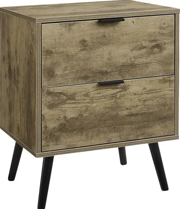 Beeworth Light Brown Nightstand