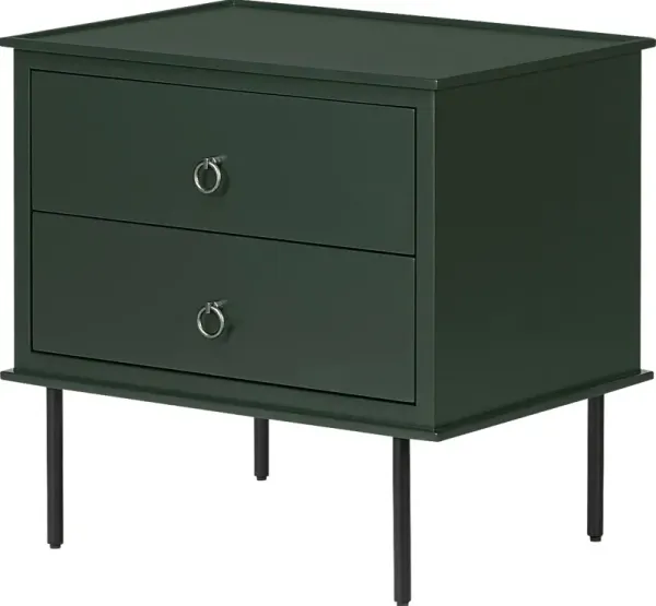 Krunsk Green Nightstand