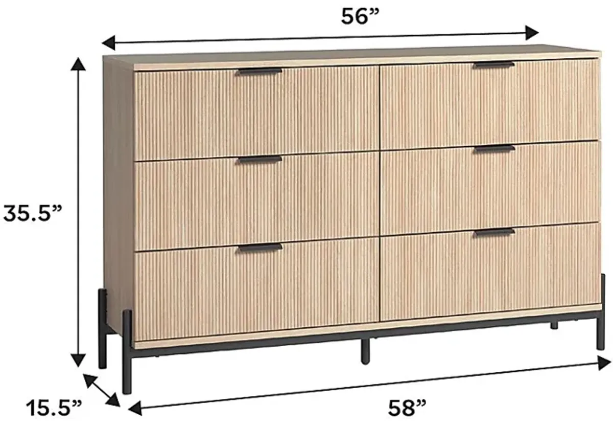 Trifford Oak Dresser