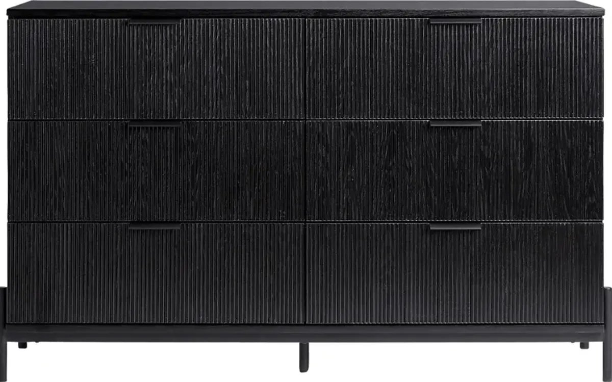 Trifford Black Dresser