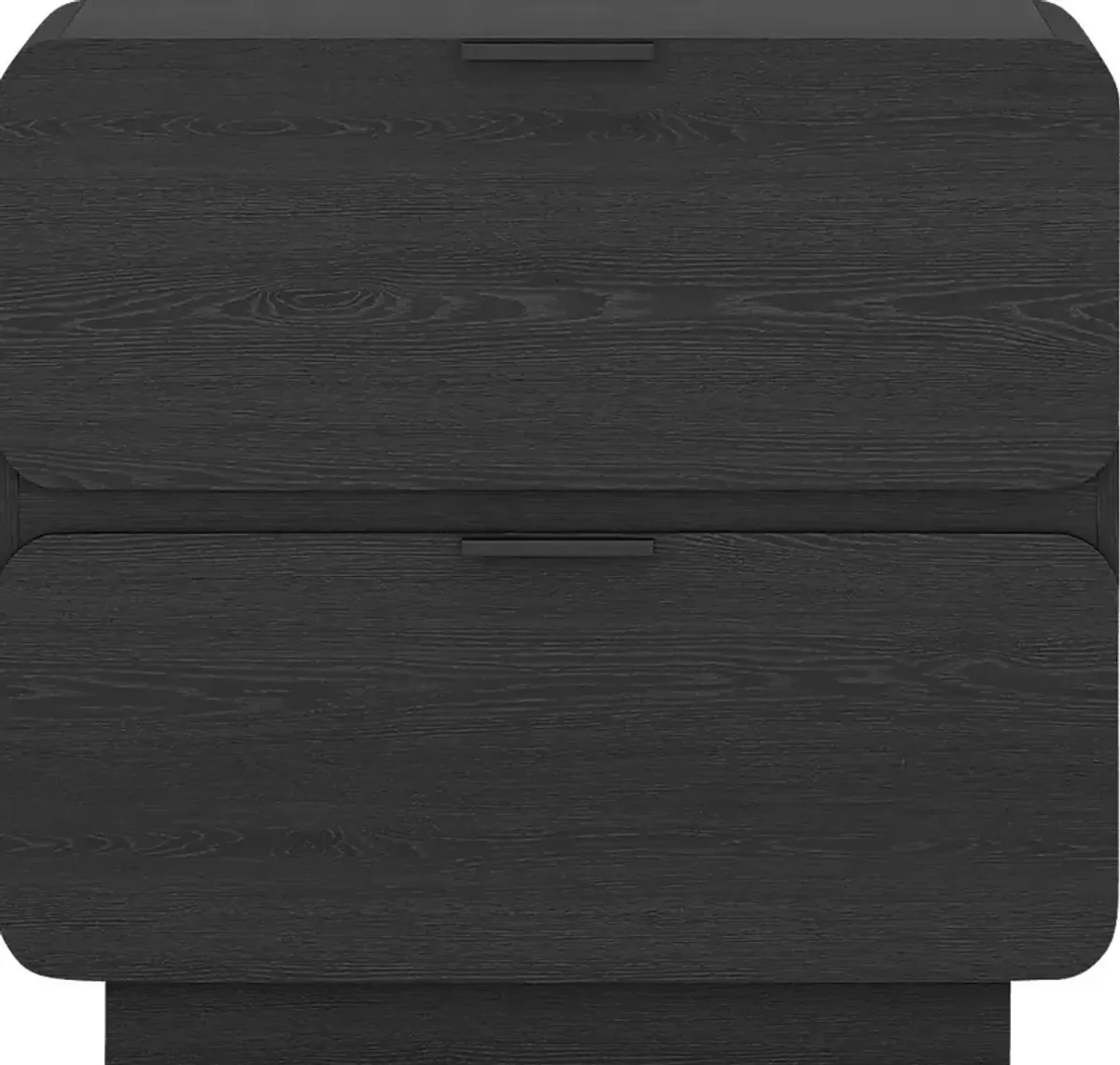 Cavernbit Black Nightstand