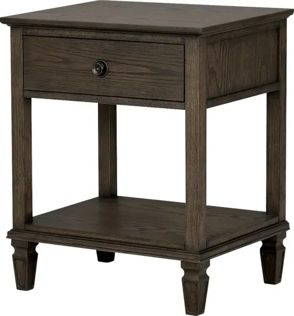 Iceway I Brown Nightstand