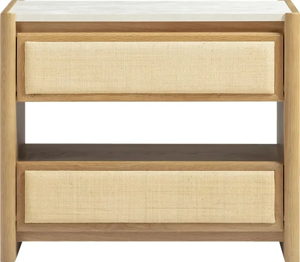 Acecloud Natural Nightstand