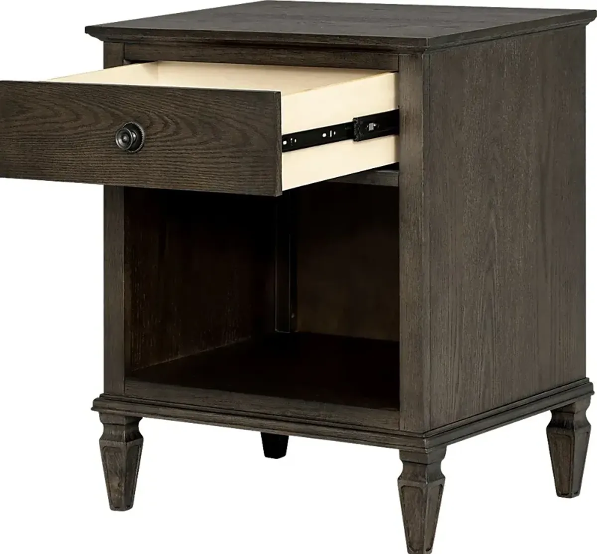 Iceway II Brown Nightstand