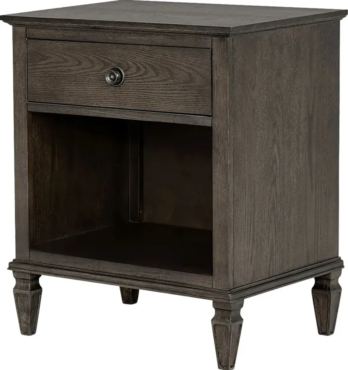 Iceway II Brown Nightstand