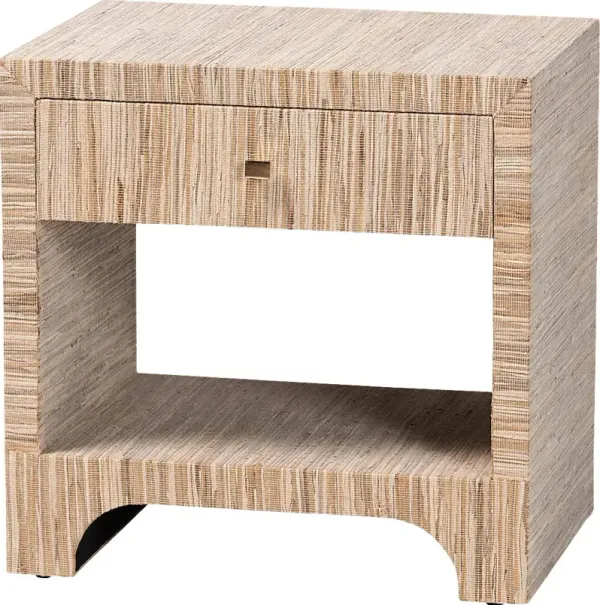 Doubleoak Brown Nightstand