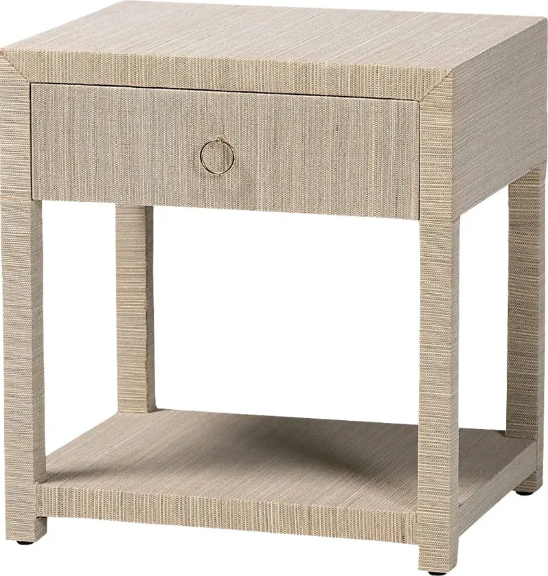 Dupreea Brown Nightstand