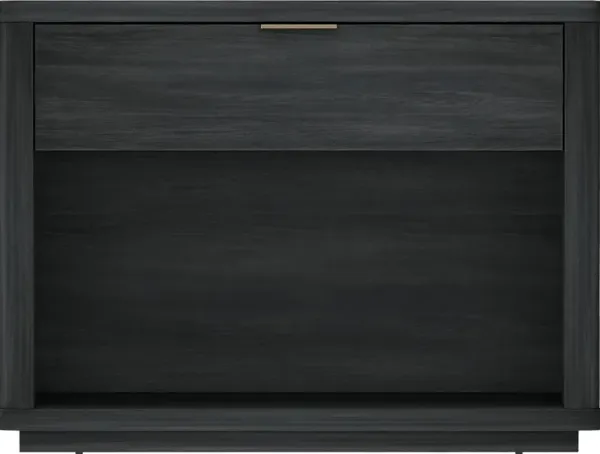 Golddale I Charcoal Gray Nightstand