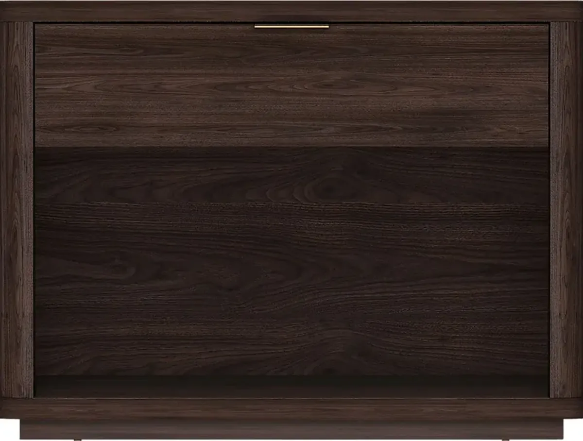 Golddale I Dark Brown Nightstand