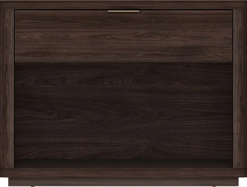 Golddale I Dark Brown Nightstand
