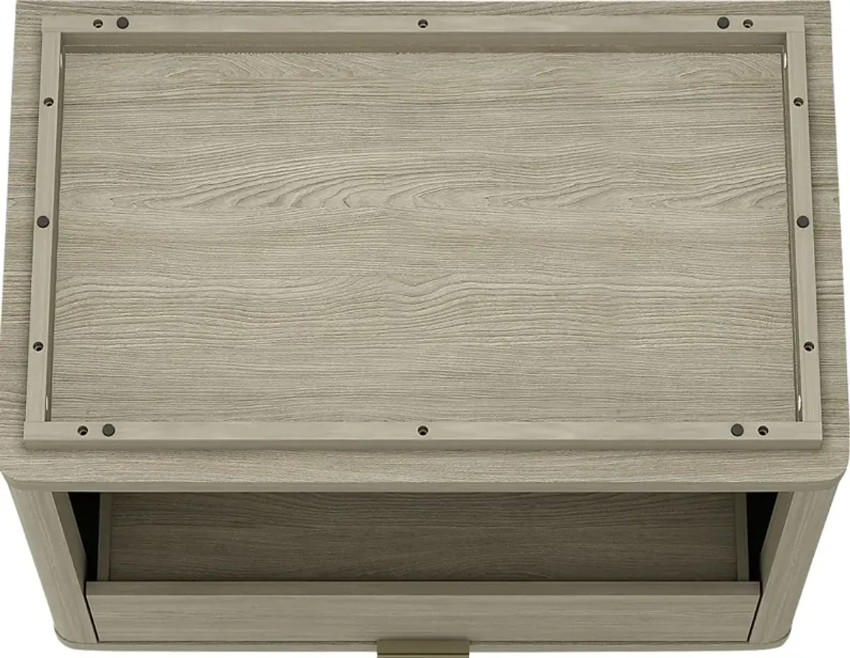 Golddale I Natural Nightstand
