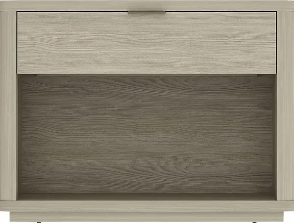 Golddale I Natural Nightstand