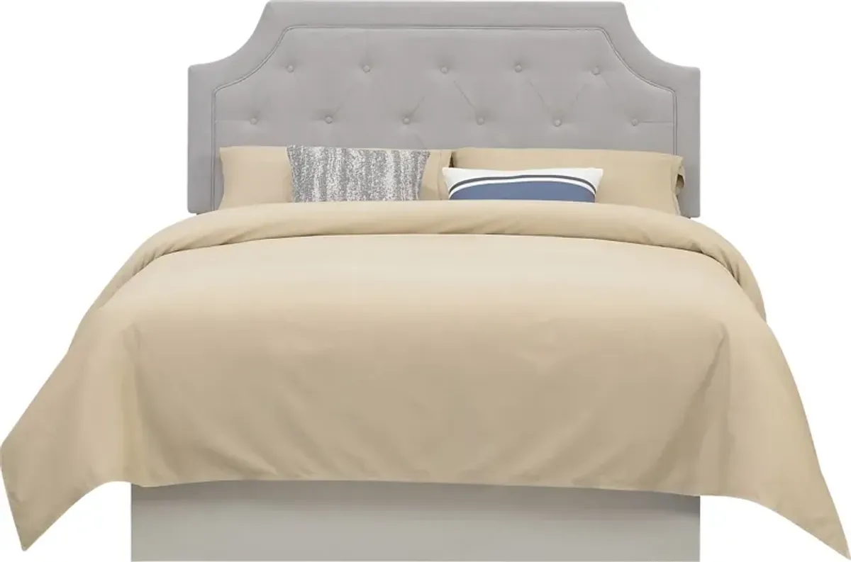 Beddinglin Gray Queen Size Headboard