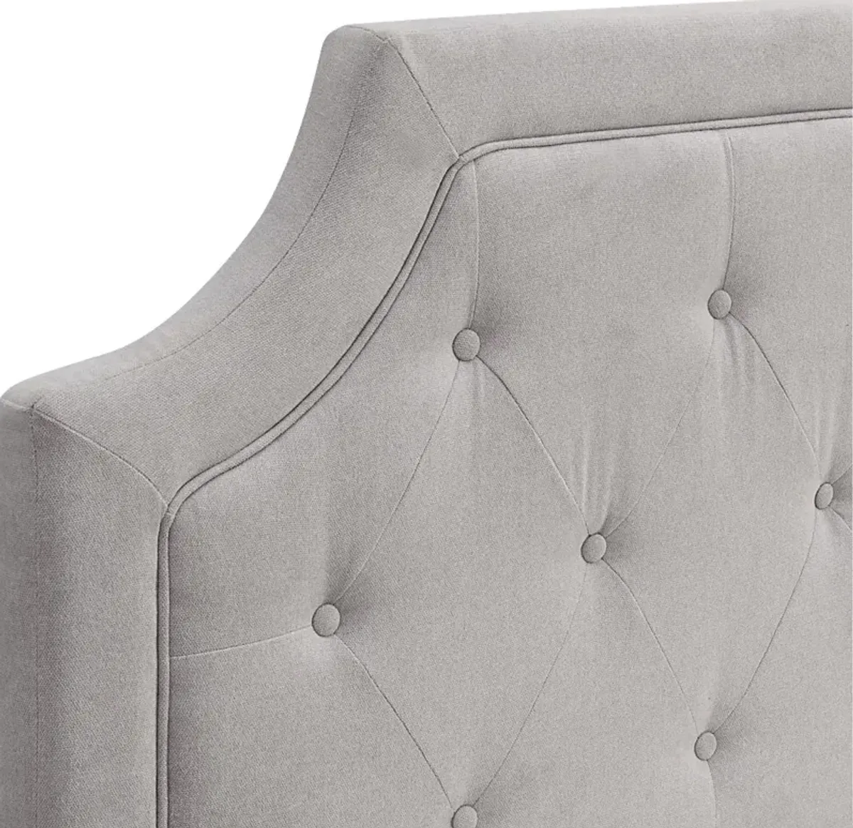 Beddinglin Gray Queen Size Headboard