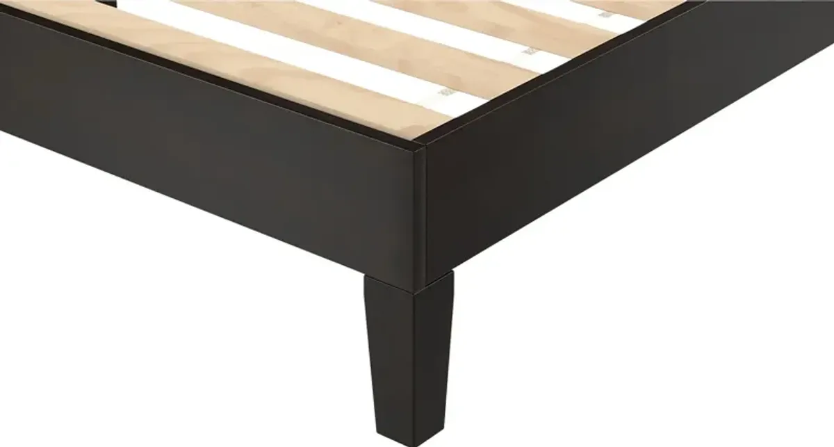 Bonariden Black Queen Platform Bed