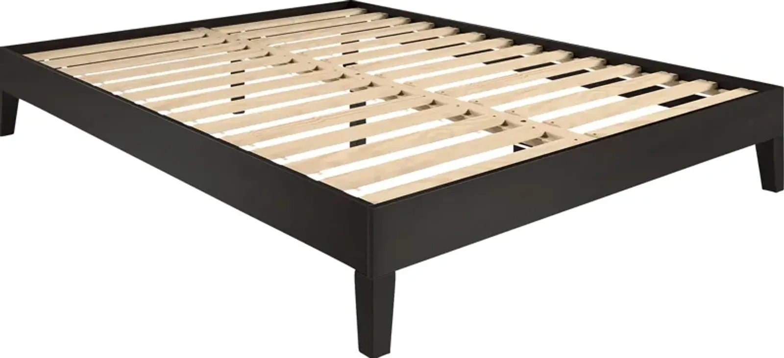 Bonariden Black Queen Platform Bed