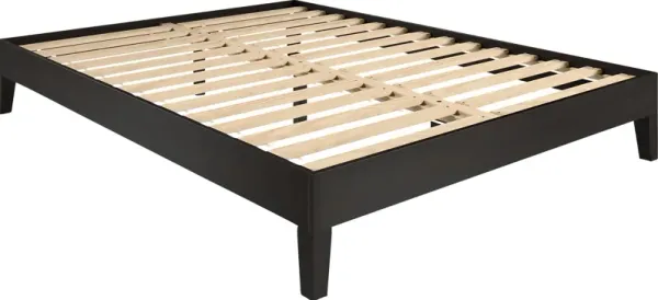 Bonariden Black Queen Platform Bed