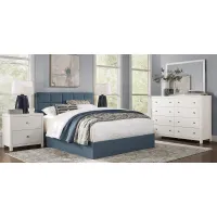 Barringer Place White 5 Pc Queen Bedroom