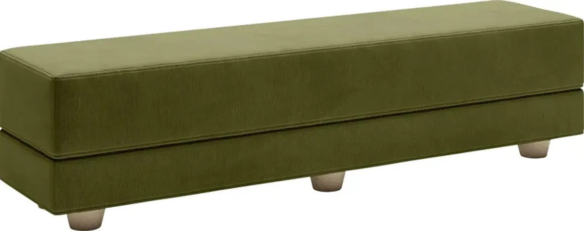 Casila Green Twin Bed Bench