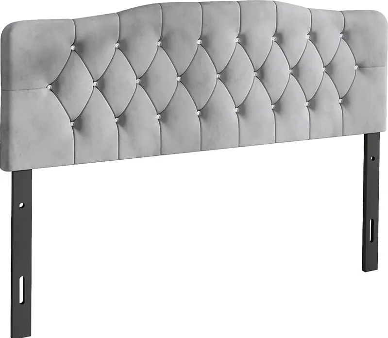 Grissom Silver Queen Headboard