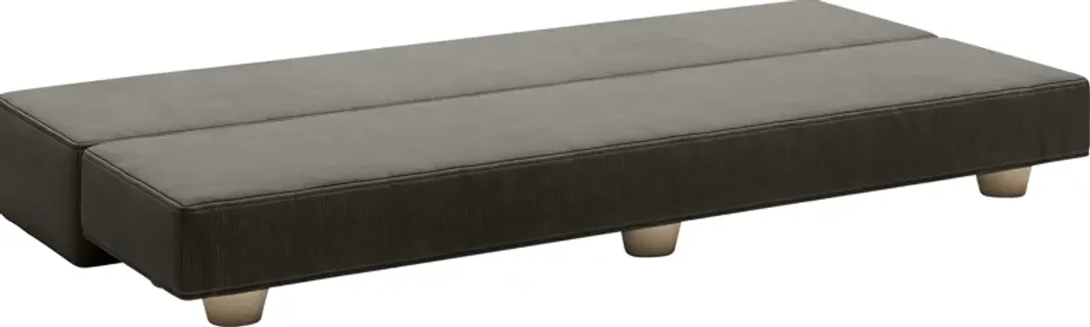Casila Charcoal Twin Bed Bench