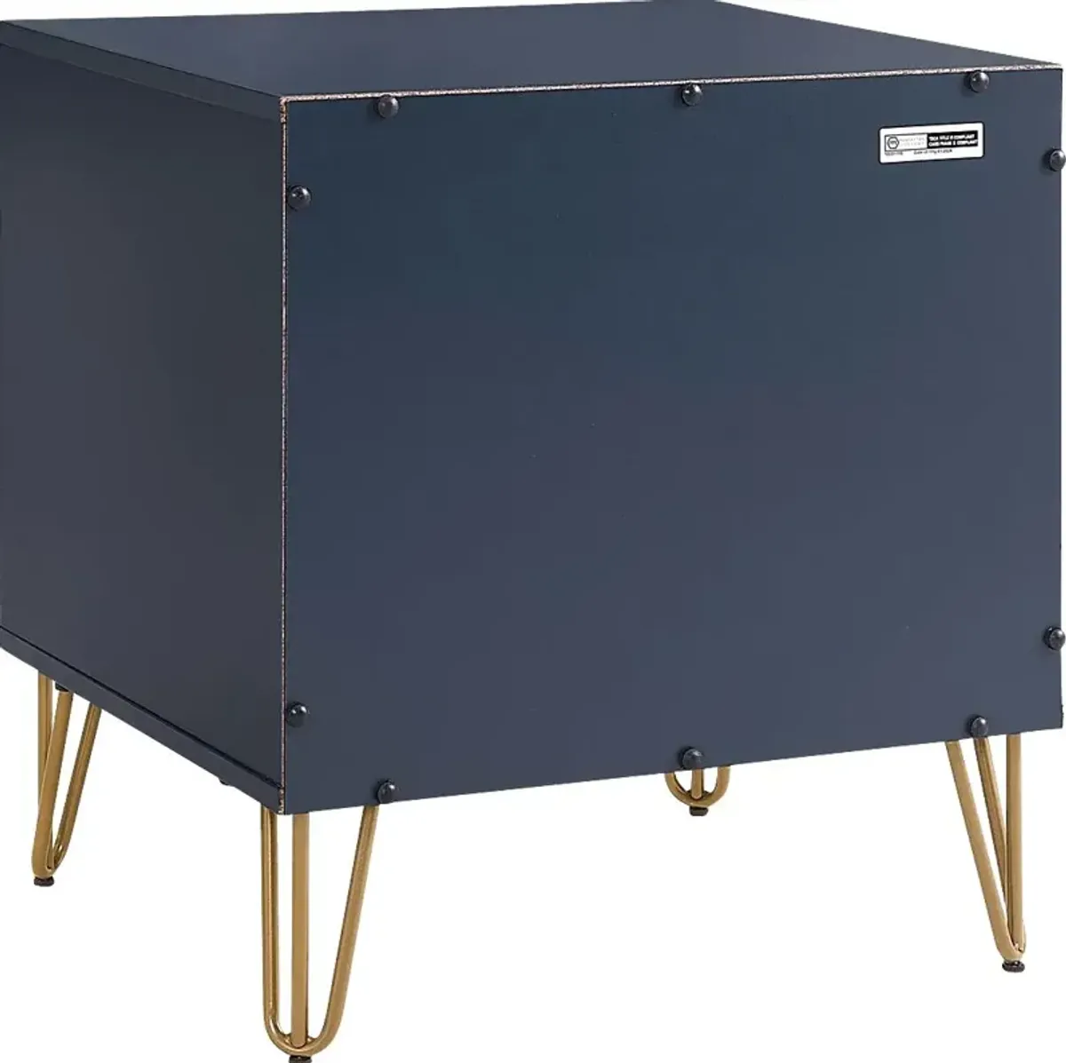 Kroc I Midnight Blue Nightstand