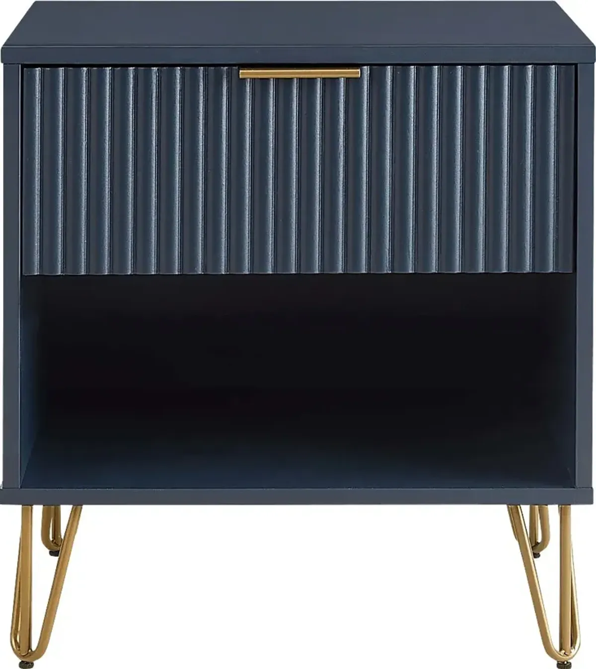 Kroc I Midnight Blue Nightstand