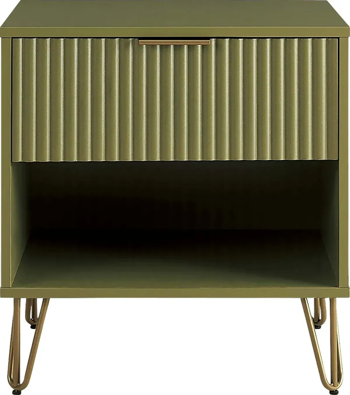 Kroc I Green Nightstand