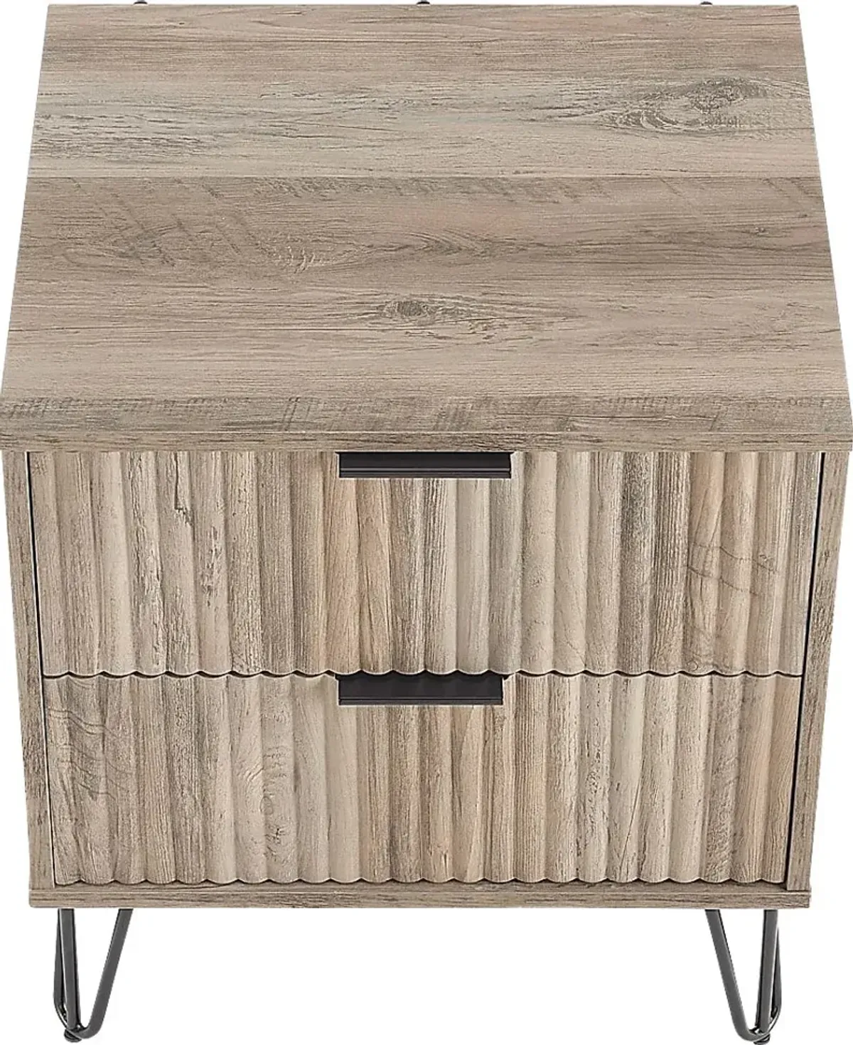 Kroc IV Gray Nightstand