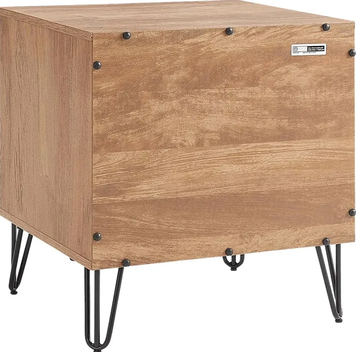 Kroc IV Brown Nightstand