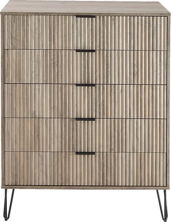 Kroc VIII Gray Dresser