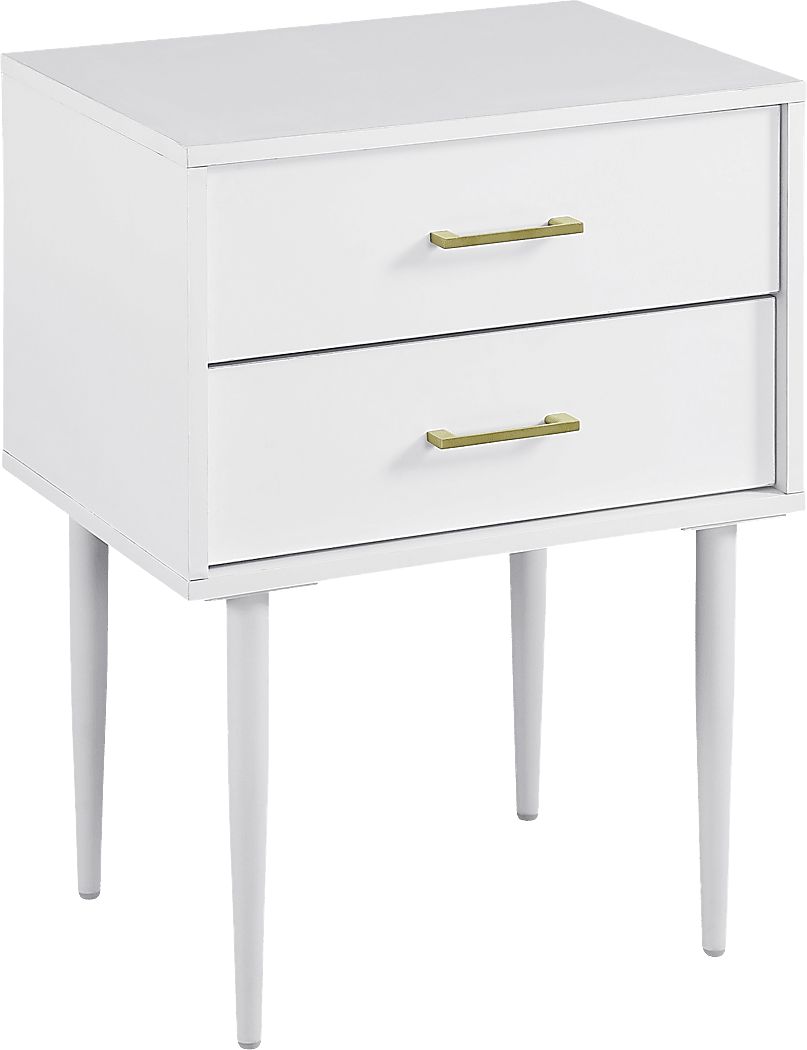 Shealy White Nightstand