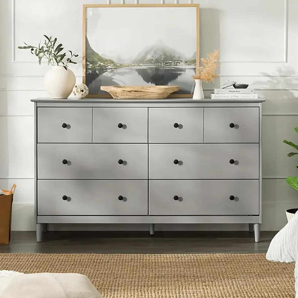 Murrell Gray 6 Drawer Dresser