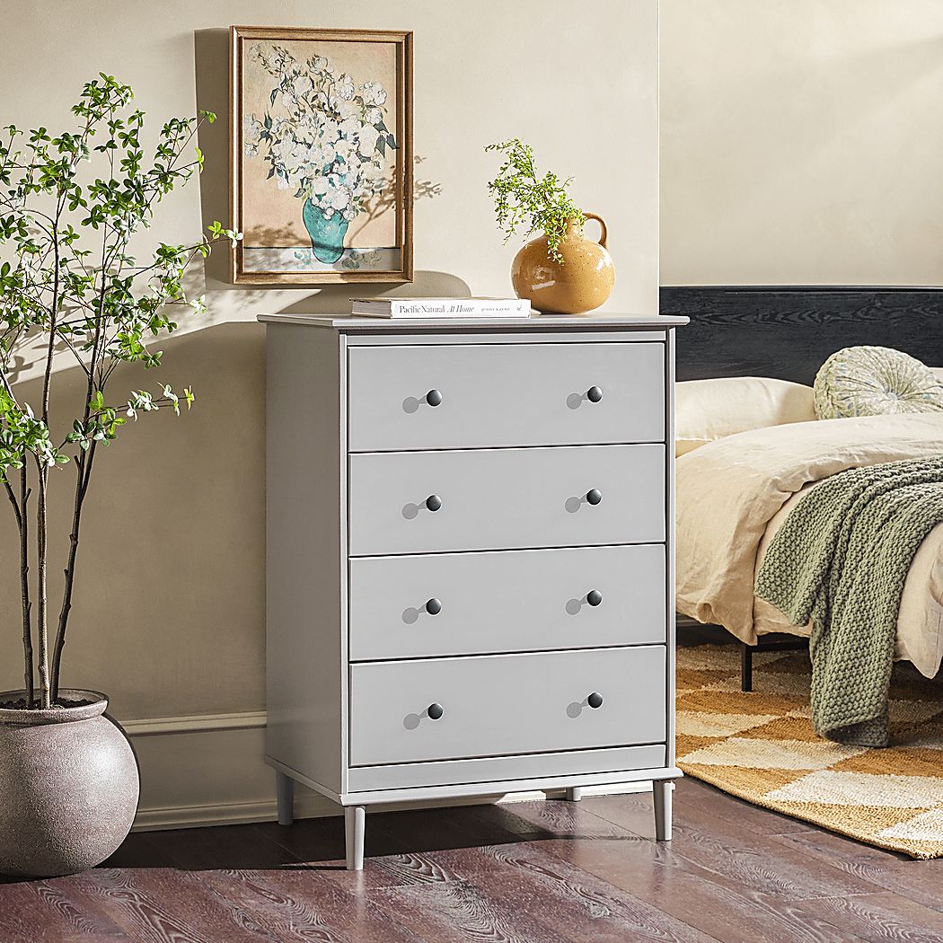 Murrell Gray 4 Drawer Dresser