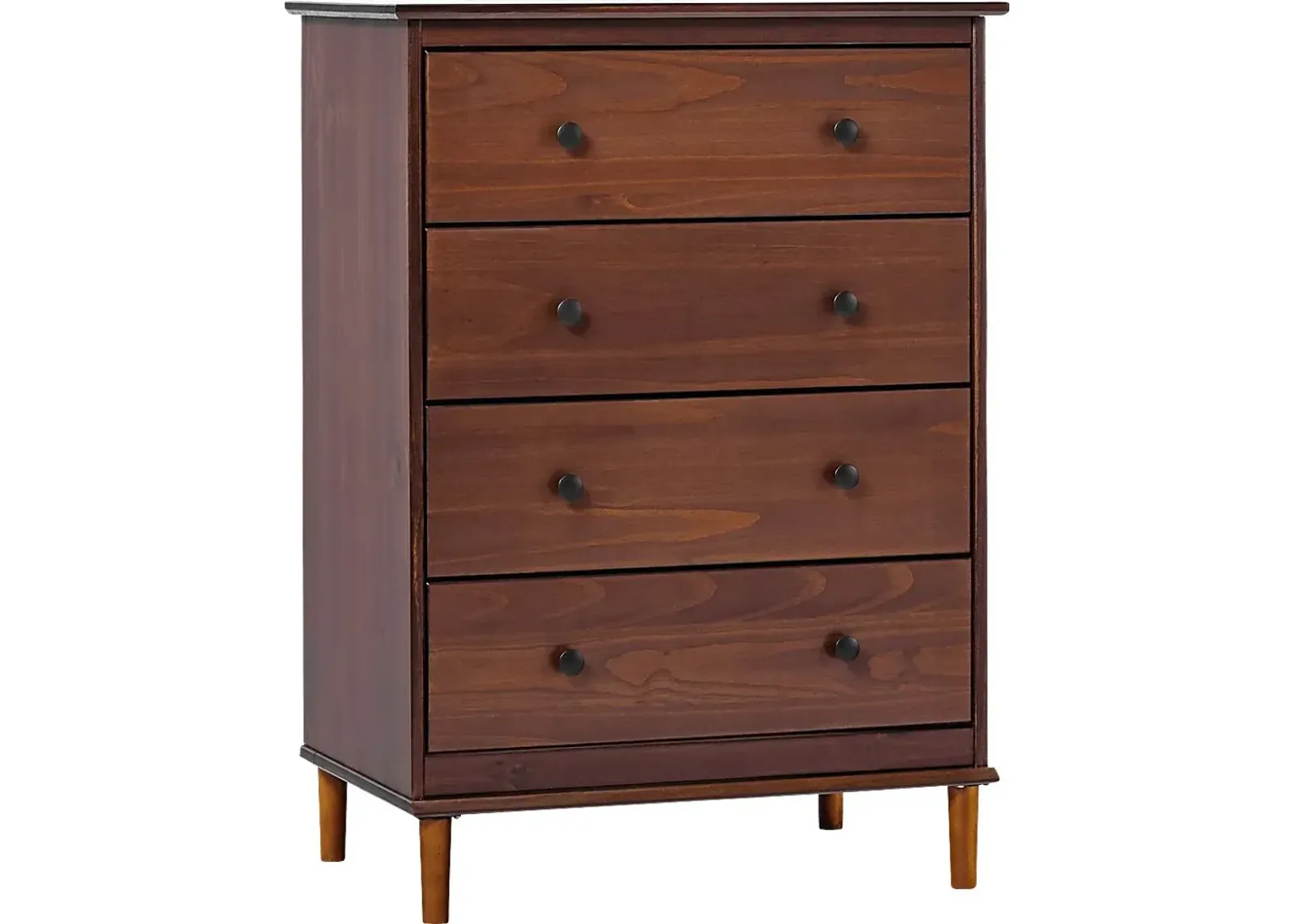 Murrell Walnut 4 Drawer Dresser