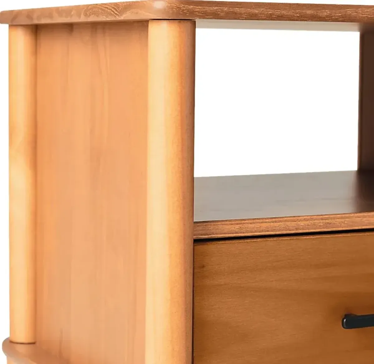Manorhaven Caramel Nightstand