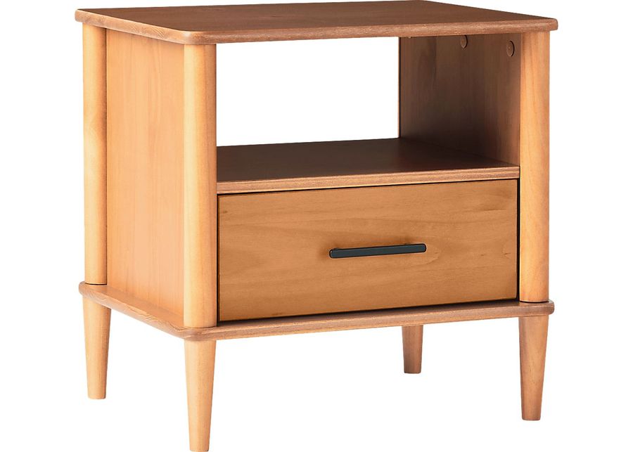 Manorhaven Caramel Nightstand