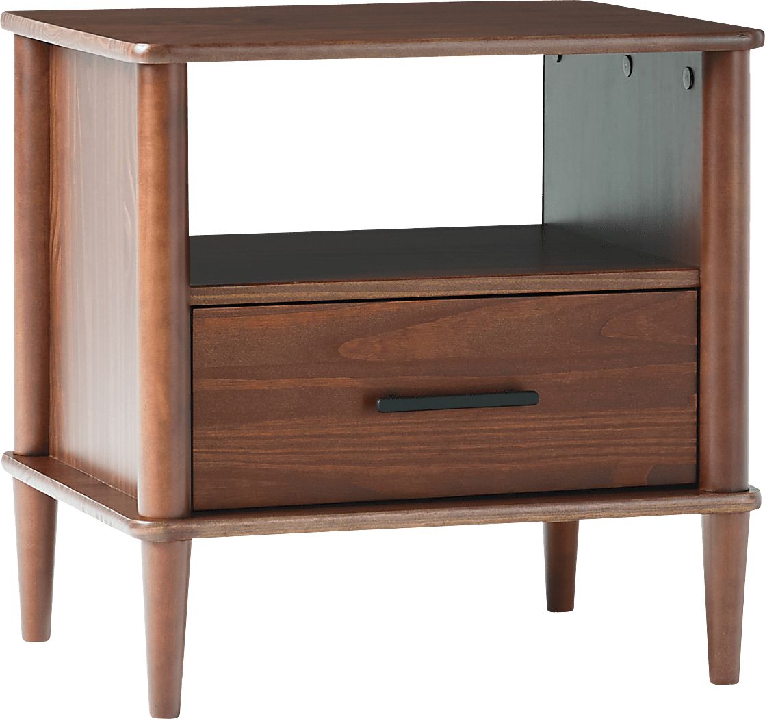 Manorhaven Walnut Nightstand