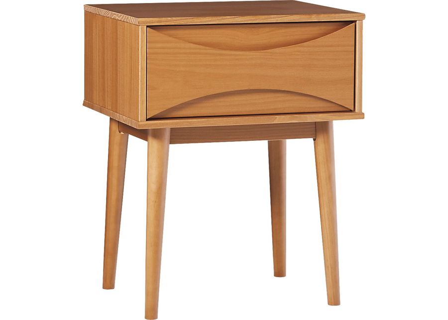 Vidaulan Caramel Nightstand