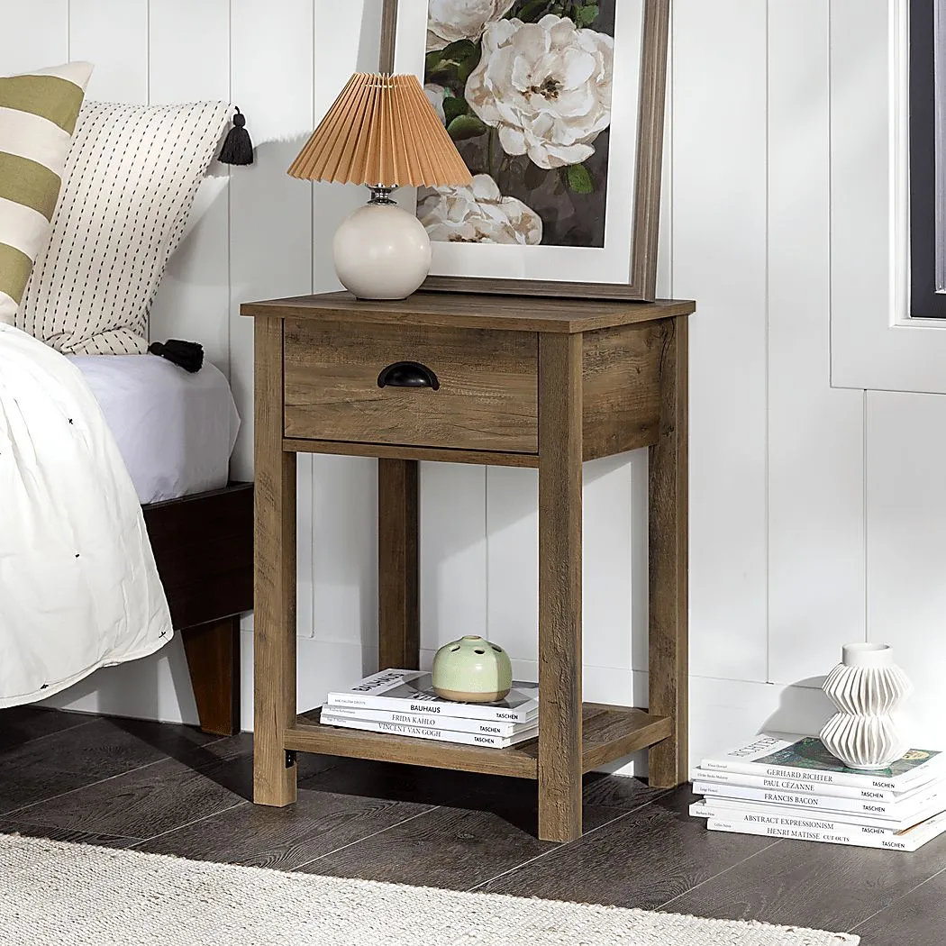 Tabbystone Oak Nightstand